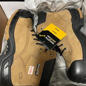 Men's Steel Toe Composite Plate Quad Comfort FRESHTECH 6 Inch Work Boots - Tan